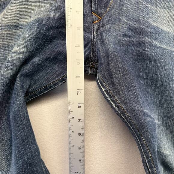 Diesel jeans men's 32x30 Fit 34x30 Blue Darron Straight Dark Whisker Vintage y2k - Picture 6 of 13